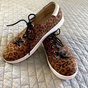 PAIGE Leopard Print Sneakers Size 9